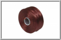 S-Lon, Size D, Beading Thread, Fdelgarn, burgundy, 1 Spule